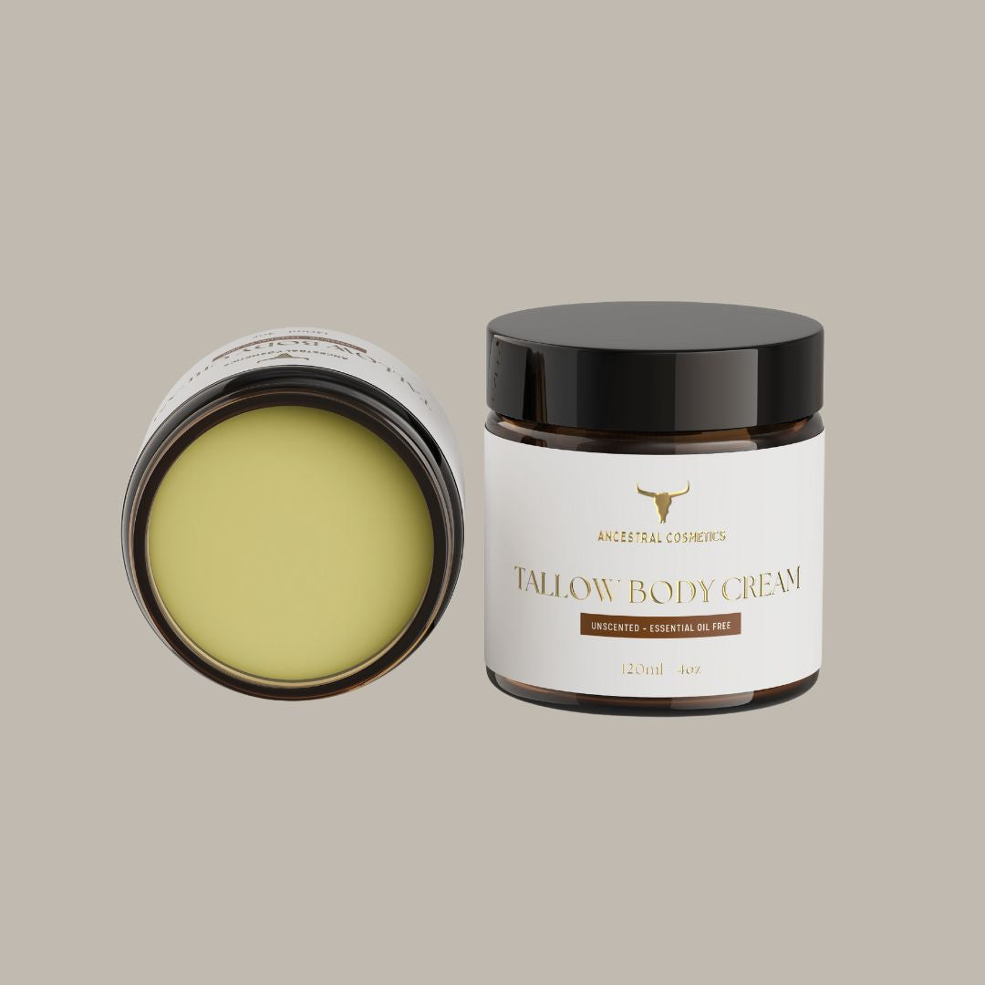 Unscented Tallow Body Cream