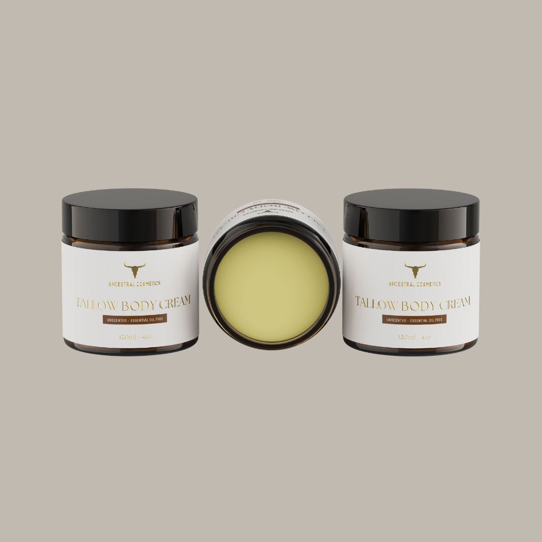 Unscented Tallow Body Cream