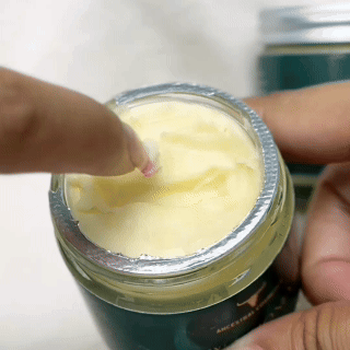 1. Use pea size amount, warm it between the fingers, it melts like butter.
