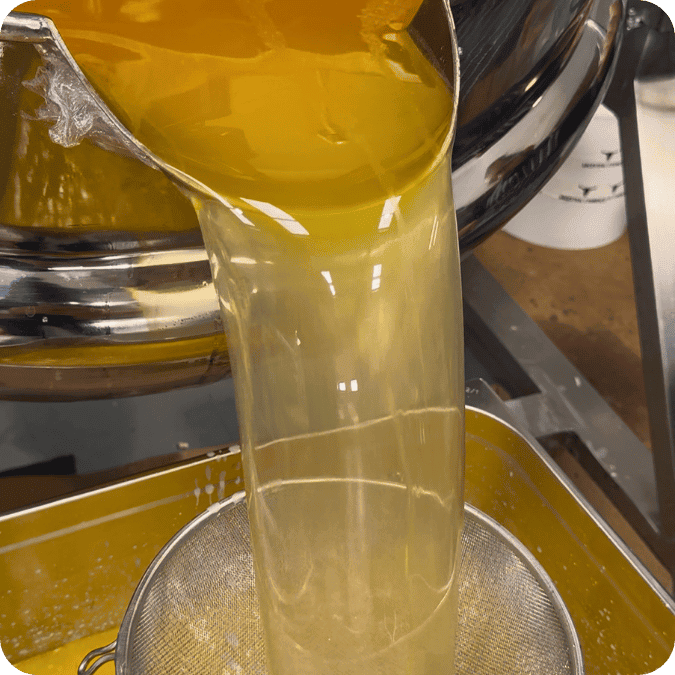 Slow tallow rendering process