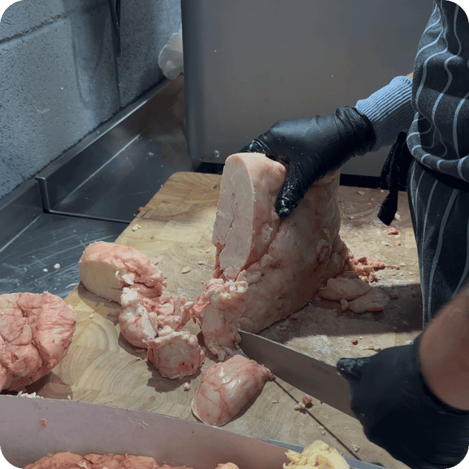 Fresh beef suet