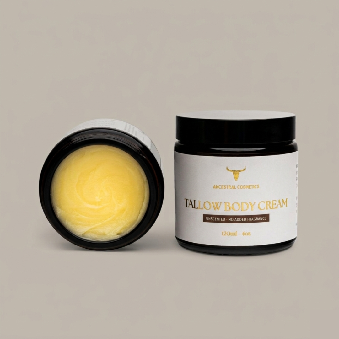 Unscented Tallow Body Cream