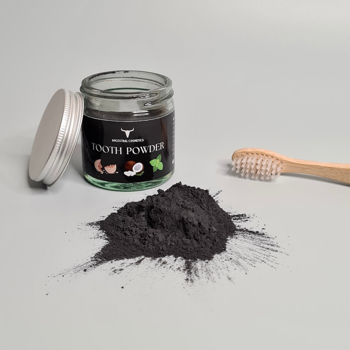 Remineralizing Natural Tooth Powder with Myrrh Neem Clove – Iber